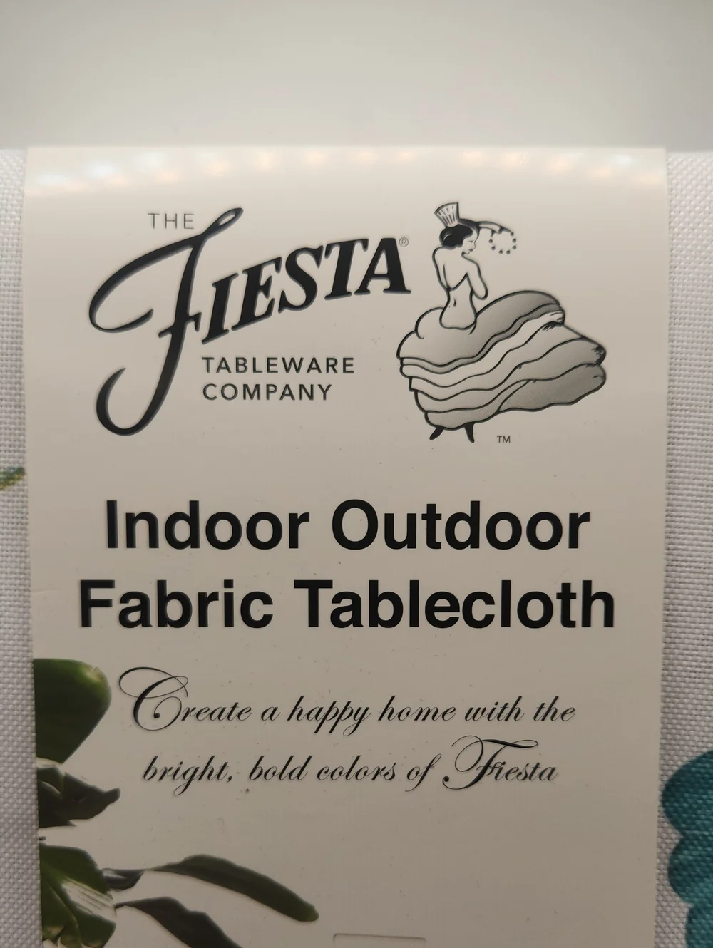 Fiesta Indoor Outdoor Fabric Tablecloth Floral Enchantment 70